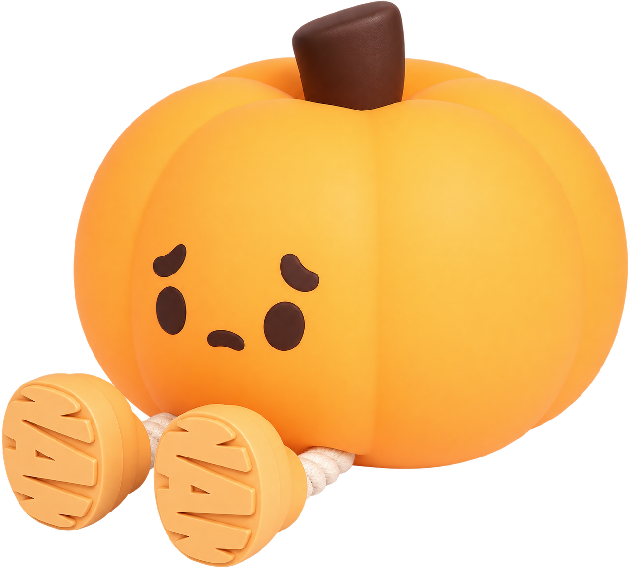Lámpara de calabaza de silicona